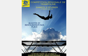 compétition régionale de trampoline
